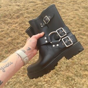 Jeffrey Campbell “Control Motor Boots”